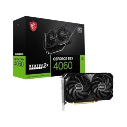 GeForce RTX 4060 Ventus 2X Black 8G OC Gaming Graphics Card - 8GB GDDR