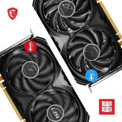 GeForce RTX 4060 Ventus 2X Black 8G OC Gaming Graphics Card - 8GB GDDR