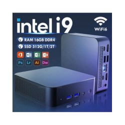 Gaming Mini PC Windows 11 Pro Intel Core i9 8950HK 16GB DDR4 1TB SSD W