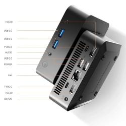 Gaming Mini PC Windows 11 Pro Intel Core i9 8950HK 16GB DDR4 1TB SSD W