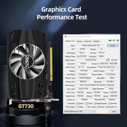 GT730 2GB DDR5 Graphics Card PCI-E 2.0 16X Desktop Graphics Card 128 B