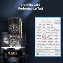 GT210 1G Video Card with DVI VGA HDMI-Compatibe Port Gaming Graphics C