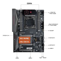 JGINYUE X99 motherboard kit Intel LGA 2011-3 With CPU xeon E5 2680 V4 