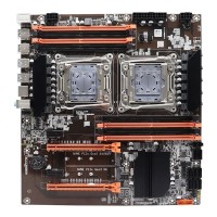 X99 Motherboard Dual CPU M.2 LGA 2011 V3 E-ATX USB3.0 SATA3 8 DIMM DDR