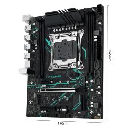 MACHINIST X99 Motherboard B9 LGA2011-3 Set + Intel Xeon E5 2660 V3 CPU