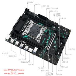 MACHINIST X99 Motherboard B9 LGA2011-3 Set + Intel Xeon E5 2660 V3 CPU