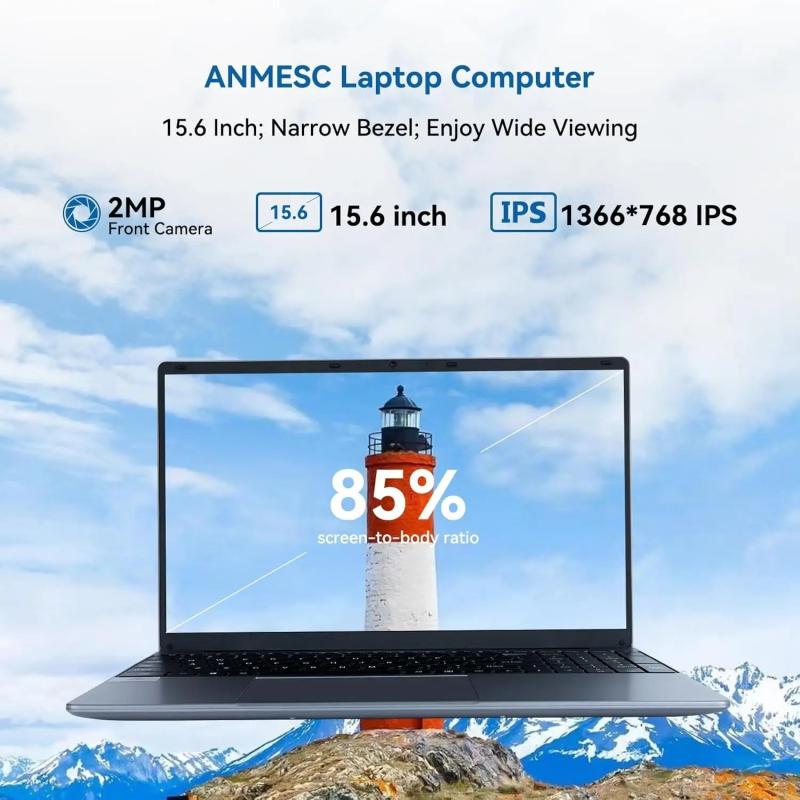 C-S156 15.6"Laptop Computer Windows 11 Quad-Core Celeron N5095 Process