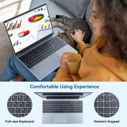 C-S156 15.6"Laptop Computer Windows 11 Quad-Core Celeron N5095 Process