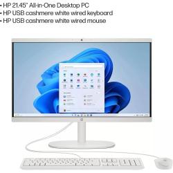 HP 21.5-inch All-in-One Desktop Computer, Anti-Glare 1080P FHD Display