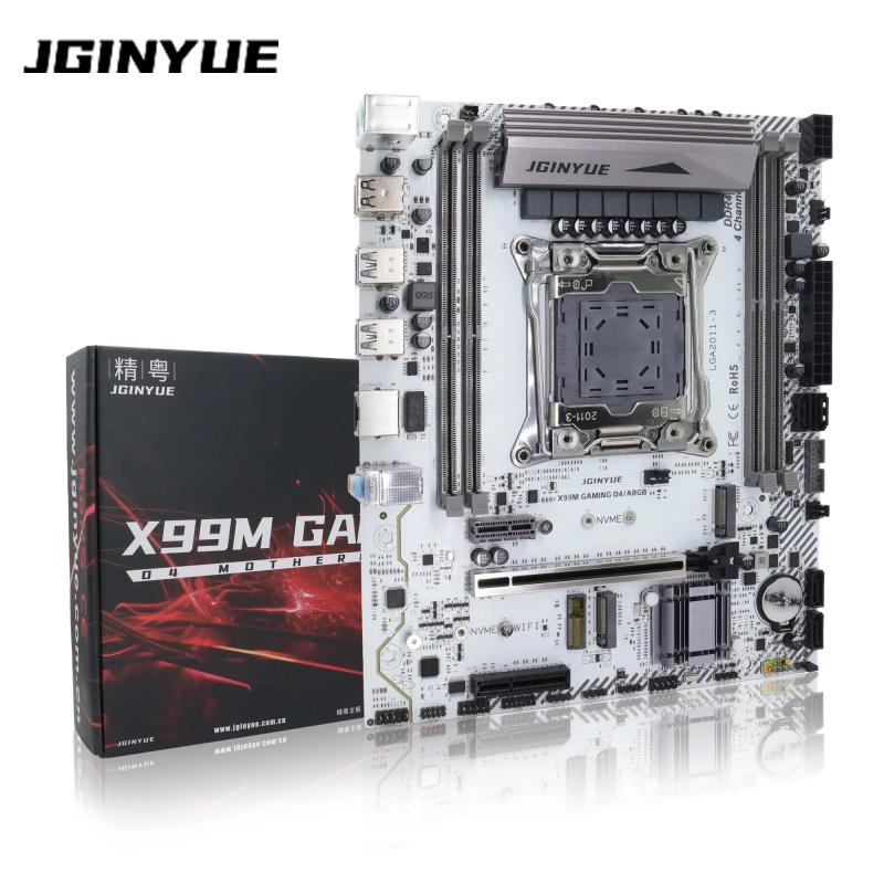 JGINYUE X99 Motherboard LGA 2011-3 Support Xeon E5 V3 V4 CPU and DDR4