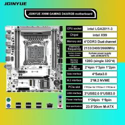 JGINYUE X99 Motherboard LGA 2011-3 Support Xeon E5 V3 V4 CPU and DDR4