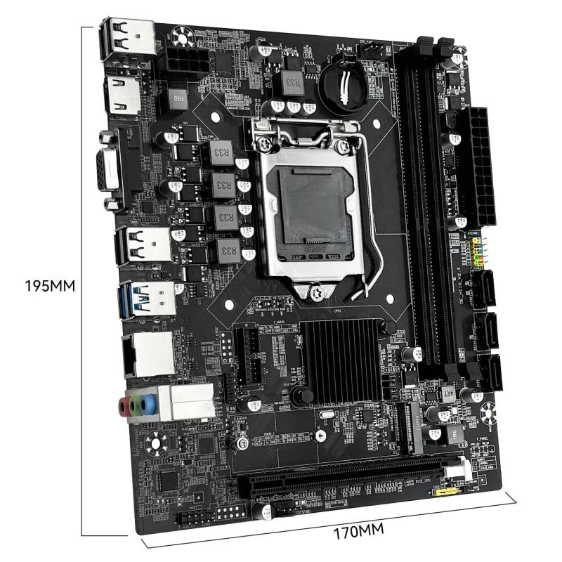 MACHINIST H110 Motherboard Supports LGA 1151 Intel Core CPU DDR4 RAM A