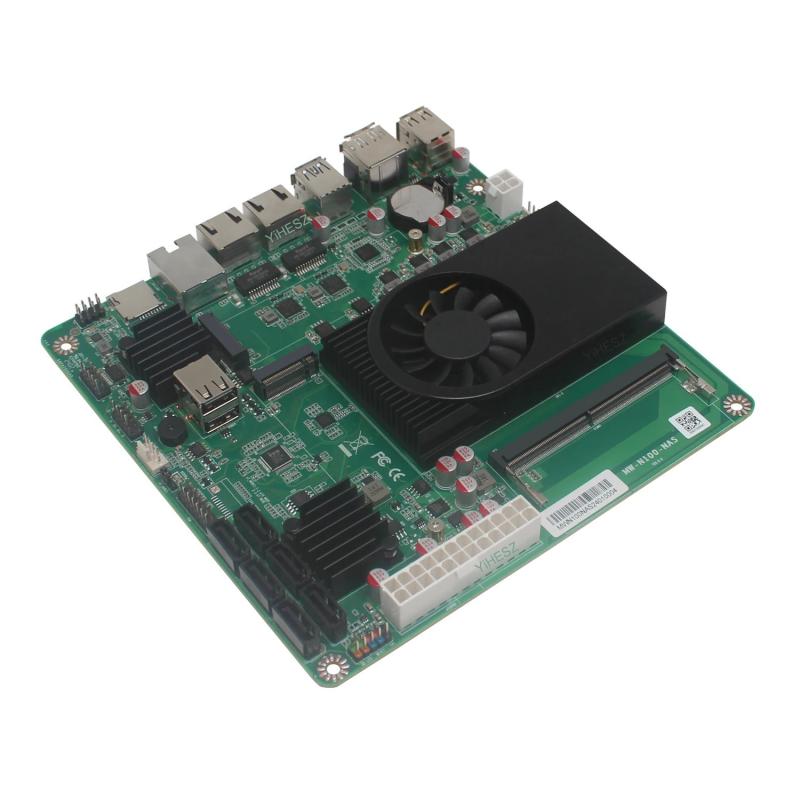 10G NAS Motherboard N100 6 SATA 2*2.5G 1*10G LAN 2*M.2 Nvme HDMI DP DD