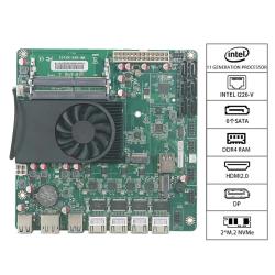 N5105 Industrial Motherboard NAS Motherboards 4 Cores 4 Threads Low Po