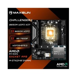 MAXSUN Motherboard Set B650M WiFi with AMD CPU Ryzen 5 7500F AM5 Suppo