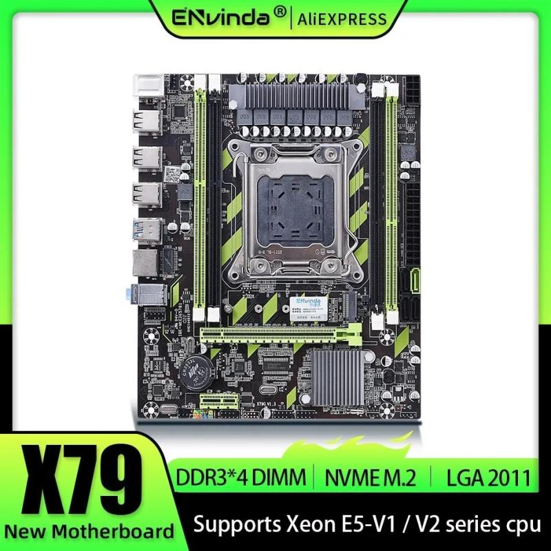 ENVINDA X79 Motherboard LGA 2011 USB2.0 SATA3 Support REG Memory ECC A