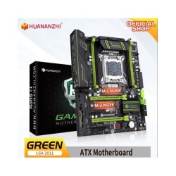 Huananzhi X79 motherboard LGA2011 DDR3 USB3.0 SATA3 PCI-E M.2 SSD supp