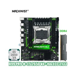 MACHINIST X99 PR9-H Motherboard Set Kit With Intel LGA2011-3 Xeon E5 2