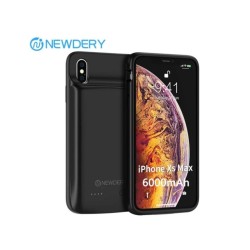 NEWDERY 6000mAh Battery Case for iPhone Xs Max 6.5 inch External Batte