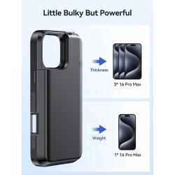 NEWDERY Battery Case for iPhone 16 Pro Max 8000mAh USB-C Portable Powe