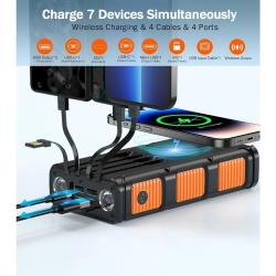 Mobile Power Bank Wireless Charger, 45800mAh, 15W Fast Charging Mobile