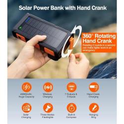 Mobile Power Bank Wireless Charger, 45800mAh, 15W Fast Charging Mobile