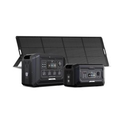 3072Wh Mega 1 Power Station Kit with B2 Extra Battery & 240W Panel Inc