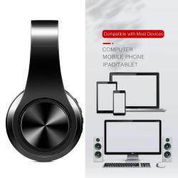 HIFI Stereo Earphones Bluetooth Headphone Music Headset FM and Support