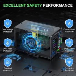 Programmable DC Power Supply Variable Bench Power Supply with Memory S
