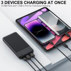 Portable Charger Power Bank 10000mAh, PD 22.5W Battery Pack, Slim Desi