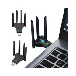 1300Mbps Wireless Network Card Dual Band 2.4/5.8Ghz USB 3.0 WiFi USB A