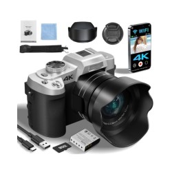 75MP Digital Camera for Photography & Video, 4K VloggingCamera with 3i