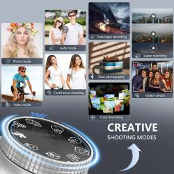 75MP Digital Camera for Photography & Video, 4K VloggingCamera with 3i
