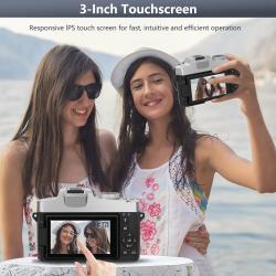 75MP Digital Camera for Photography & Video, 4K VloggingCamera with 3i