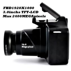 18x Hd Digital Camera Mirrorless 1080p 3.0 Inch Lcd Screen Tf Card Cam