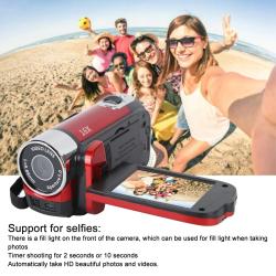 4K 48MP DV Camera 2.7in Rotatable Screen 16x Digital Zoom Video Camera