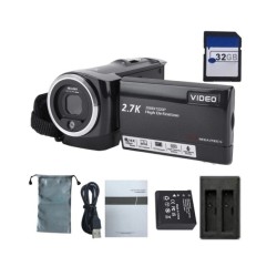 2.7K Camcorder 50MP 16X Digital Zoom Video Camera Camcorder 2.8inch 27