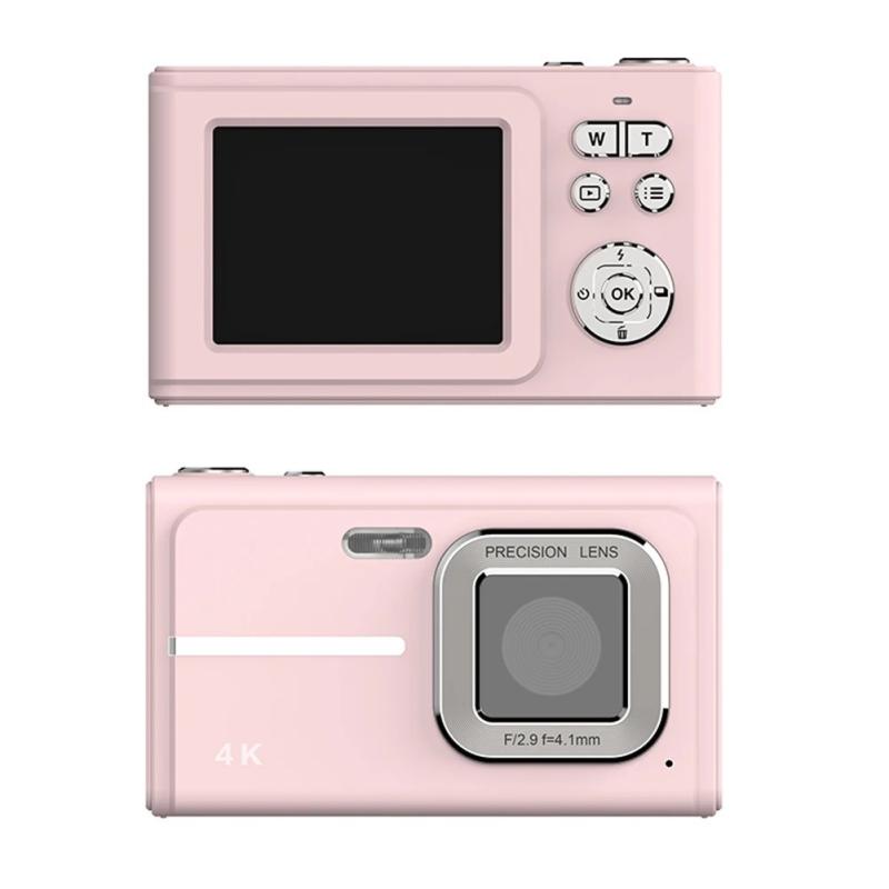 4K Digital Camera 2.4inch Screen Kids Campus Mini Camera 48MP 1080P HD