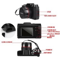 Professional Camera 2.4-inch Screen 1080p 16X Digital Full Hd Zoom Cam