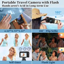 ZOSTUIC 4K Digital Camera for Photography Autofocus 48MP Vlogging Came