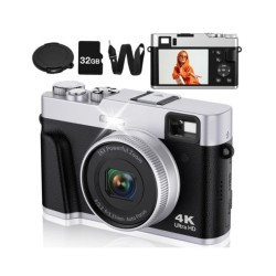 ZOSTUIC 4K Digital Camera, Autofocus 48MP Vlogging Camera, 16X Digital