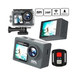 5K 4K 60FPS Action Camera Anti-shake WIFI Camera Dual Screen 170° Wide