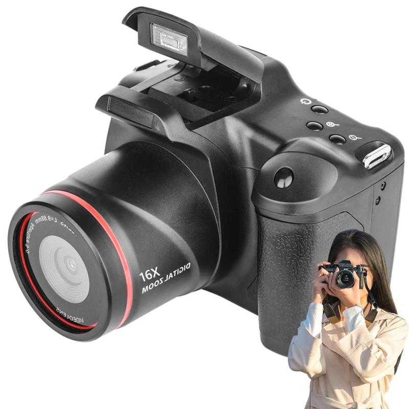 1080P 16MP Digital Camera 16X Zoom Camcorder with 2.4 Inch LCD Screen 