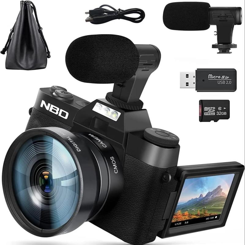 NBD 4K Digital Camera Video Camcorder 48MP Cameras for Photography,Vlo