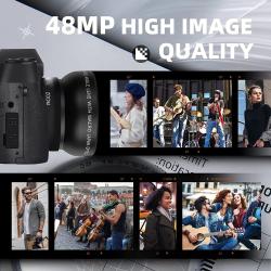 NBD 4K Digital Camera Video Camcorder 48MP Cameras for Photography,Vlo