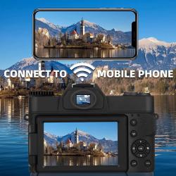 NBD 4K Digital Camera Video Camcorder 48MP Cameras for Photography,Vlo