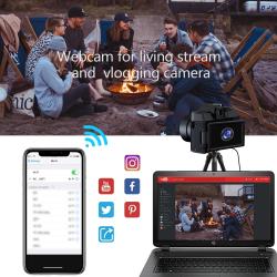 NBD Digital Camera 4K 48MP Autofocus Camera WiFi Photography Support N
