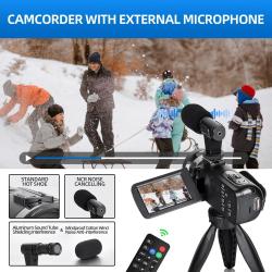 NBD 2.7K Video Camera 42MP Digital Camera Vlogging Camera for 3.0inch 