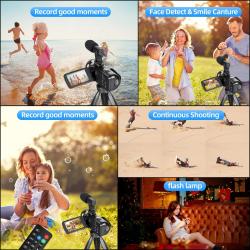 NBD 2.7K Video Camera 42MP Digital Camera Vlogging Camera for 3.0inch 
