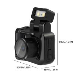 Mini Camera with Screen HD 1080p Digital Camera with Flash Lamp and Ba